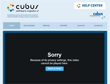 Tablet Screenshot of cubus-software.es